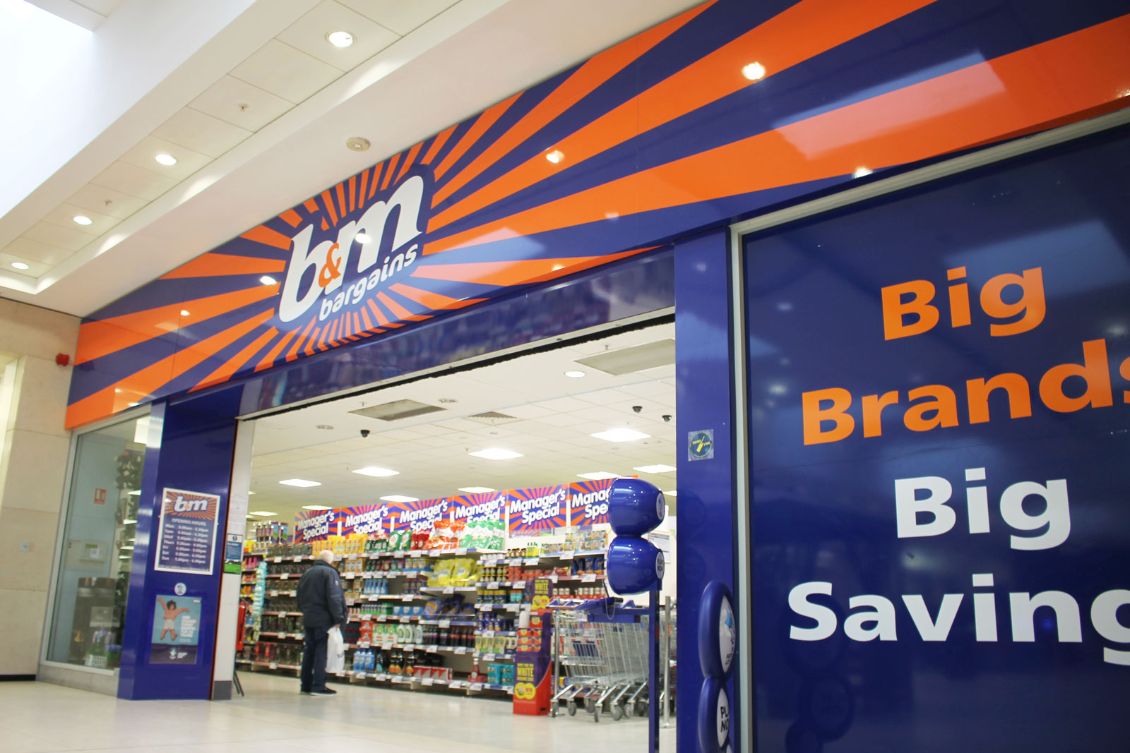 B M Bargains Tower Centre